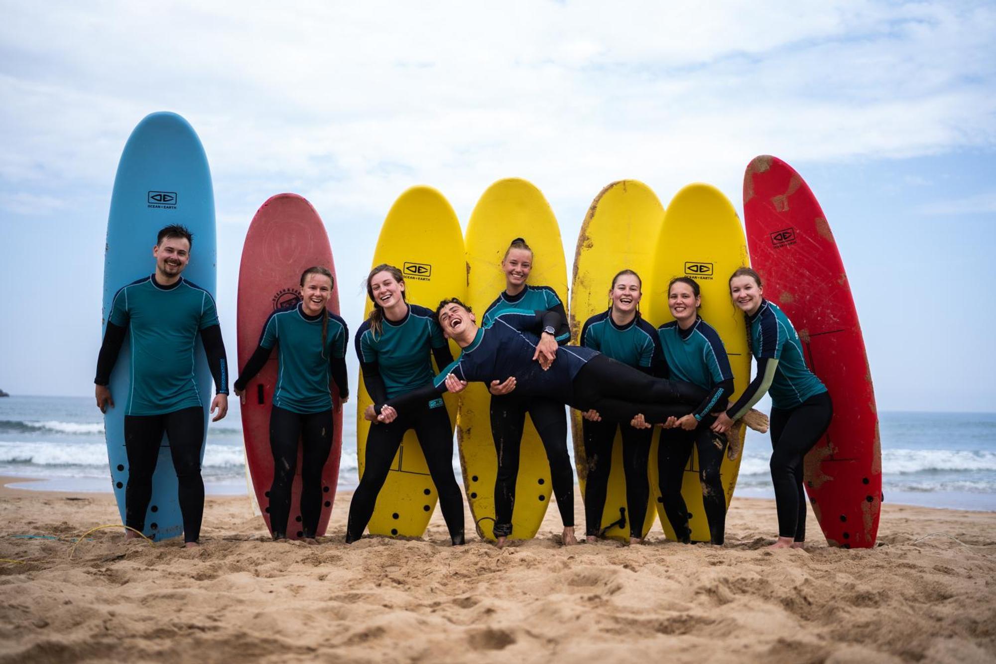 Liquid Surfhouse Vandrarhem Langre  Exteriör bild